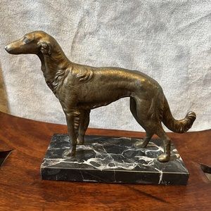Vintage Borzoi/Russian Wolfhound Sculpture